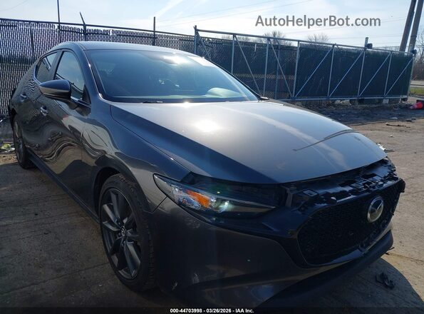 JM1BPAMMXK1132025 2019 MAZDA 3 Серый Передняя правая четверть