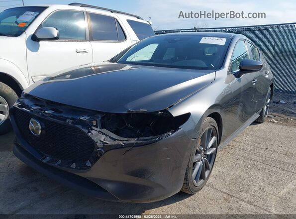 JM1BPAMMXK1132025 2019 MAZDA 3 Серый Передняя левая четверть