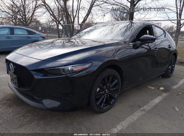 JM1BPBJY1P1623099 2023 MAZDA 3 Черный Передняя левая четверть
