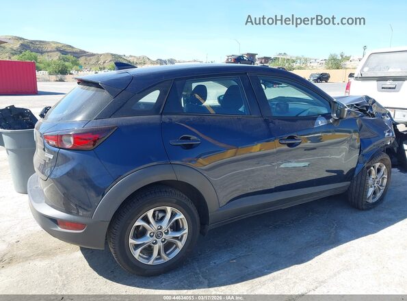 JM1DKDB71L1474616 2020 MAZDA CX-3 Blue Вид задньої частини салону