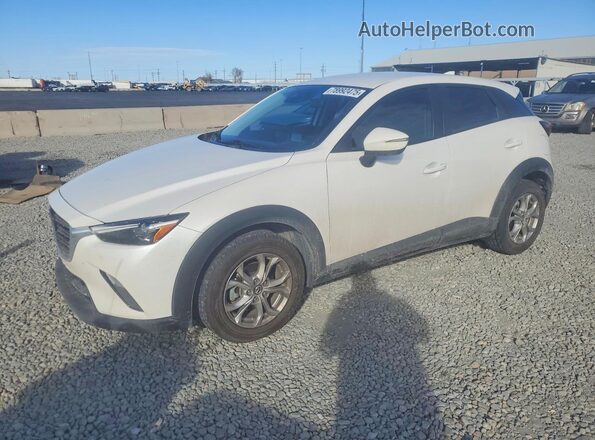 JM1DKDB71M1516350 2021 MAZDA CX-3 White Vista tres cuartos delantera izquierda