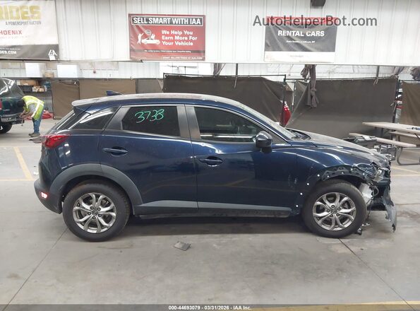 JM1DKDB74K1449806 2019 MAZDA CX-3 Dark Blue Widok wnętrza z tyłu