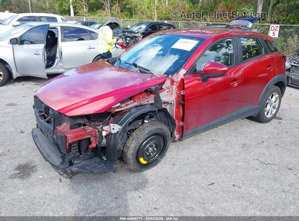 JM1DKDB77M1508818 2021 MAZDA CX-3 Red Przód lewy