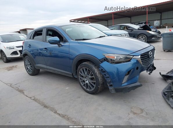 JM1DKDC78J0330384 2018 MAZDA CX-3 Синий Передняя правая четверть