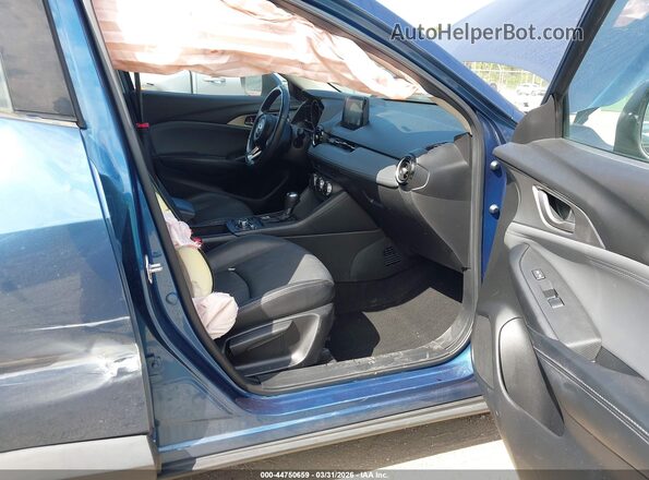 JM1DKDC7XK0402087 2019 MAZDA CX-3 Blue Սալոնի դիմացի տեսք