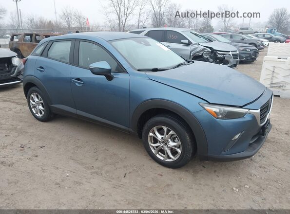 JM1DKFB76M1504805 2021 MAZDA CX-3 Blue Przód prawy