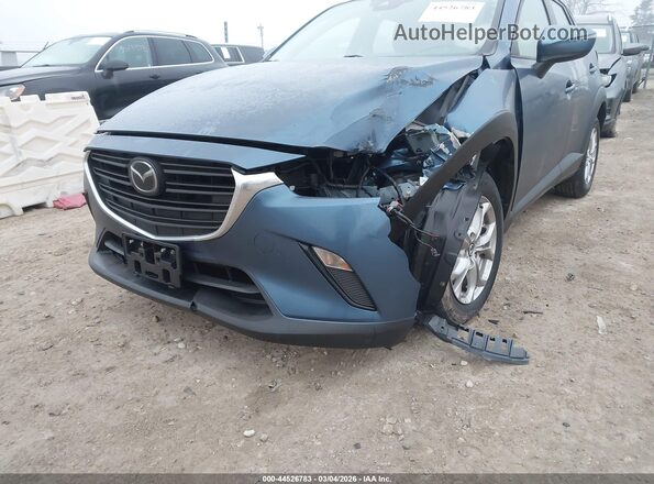 JM1DKFB76M1504805 2021 MAZDA CX-3 Blue Widok z przodu