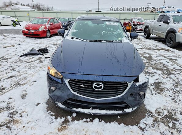 JM1DKFB77H0163748 2017 MAZDA CX-3 Blue Widok z przodu