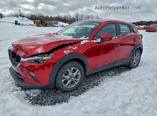 JM1DKFB7XM1516651 2021 MAZDA CX-3 Красный Передняя левая четверть
