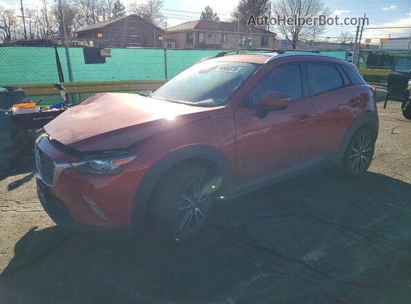 JM1DKFC75J0305471 2018 MAZDA CX-3 Темно-бордовый Передняя левая четверть