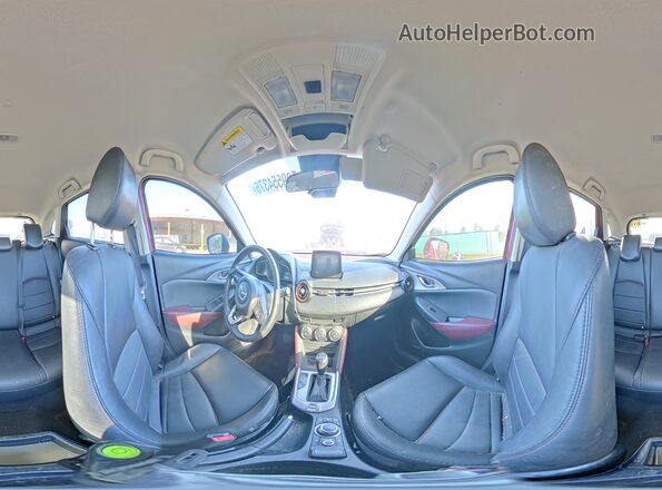 JM1DKFC75J0305471 2018 MAZDA CX-3 Темно-бордовый Панорамный вид салона 360°