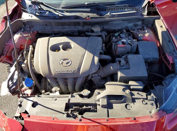 JM1DKFC75J0305471 2018 MAZDA CX-3 Темно-бордовый Вид подкапотного пространства