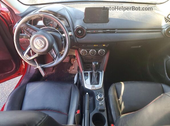 JM1DKFC75J0305471 2018 MAZDA CX-3 Темно-бордовый Вид панели приборов