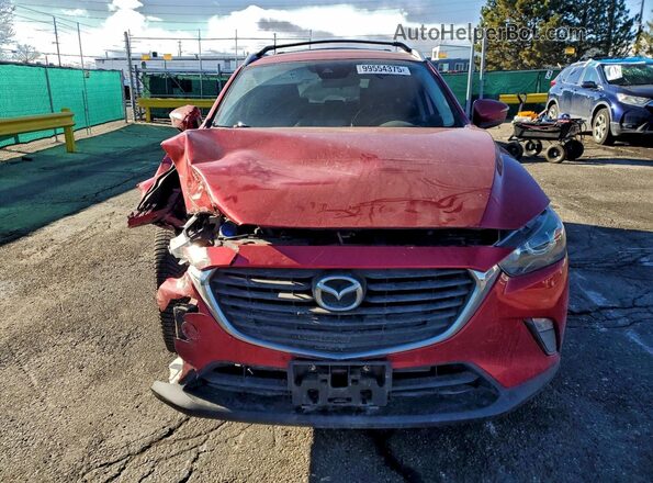 JM1DKFC75J0305471 2018 MAZDA CX-3 Темно-бордовый Вид спереди