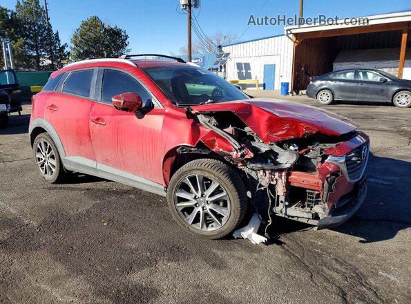JM1DKFC75J0305471 2018 MAZDA CX-3 Темно-бордовый Передняя правая четверть