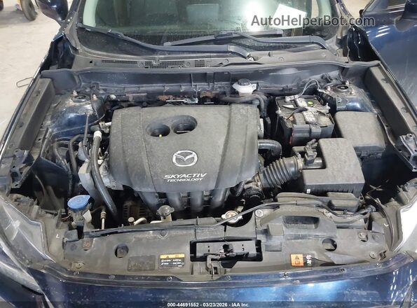 JM1DKFC77G0137356 2016 MAZDA CX-3 Синий Вид сзади