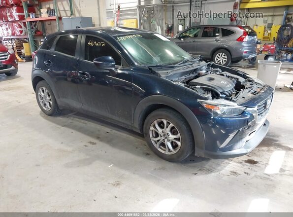 JM1DKFC77G0137356 2016 MAZDA CX-3 Синий Передняя правая четверть