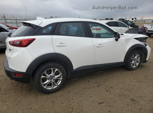 JM1DKFC79J0306333 2018 MAZDA CX-3 Белый Задняя правая четверть