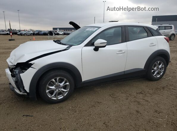 JM1DKFC79J0306333 2018 MAZDA CX-3 Белый Передняя левая четверть