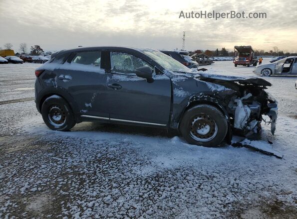 JM1DKFD70M1515747 2021 MAZDA CX-3 Серый Передняя правая четверть