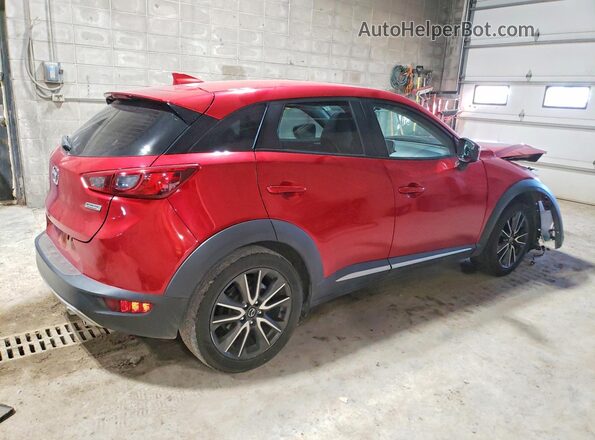 JM1DKFD74H0148055 2017 MAZDA CX-3 Red Tył prawy