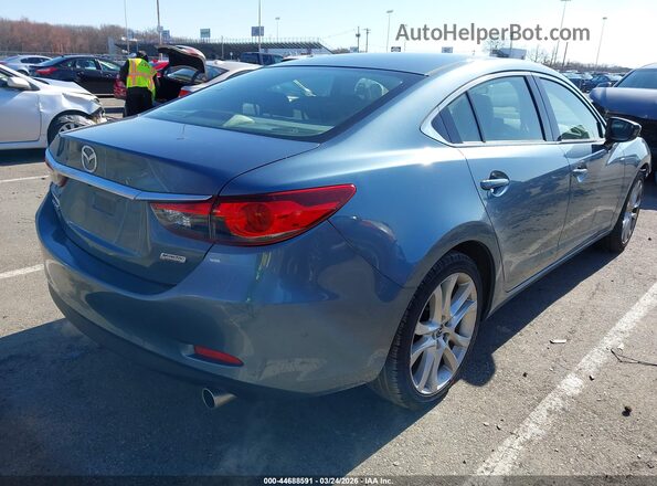 JM1GJ1V53G1478343 2016 MAZDA 6 Синий Задняя правая четверть
