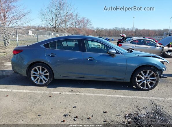 JM1GJ1V53G1478343 2016 MAZDA 6 Синий Вид задней части салона