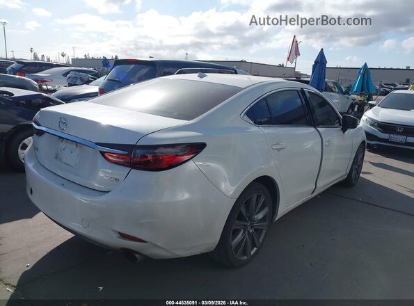 JM1GL1TY0L1512319 2020 MAZDA 6 Белый Задняя правая четверть