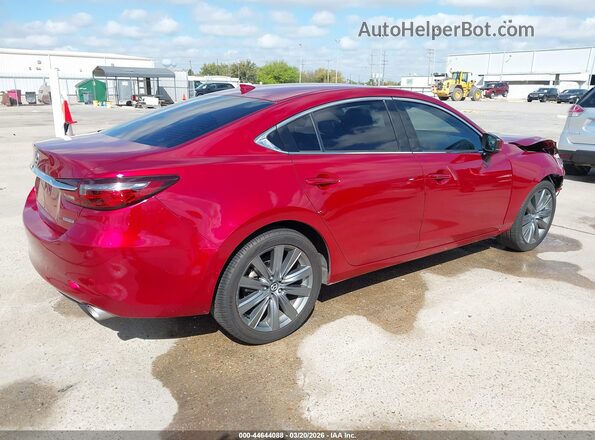 JM1GL1TY3L1527123 2020 MAZDA 6 Бордовый Задняя правая четверть