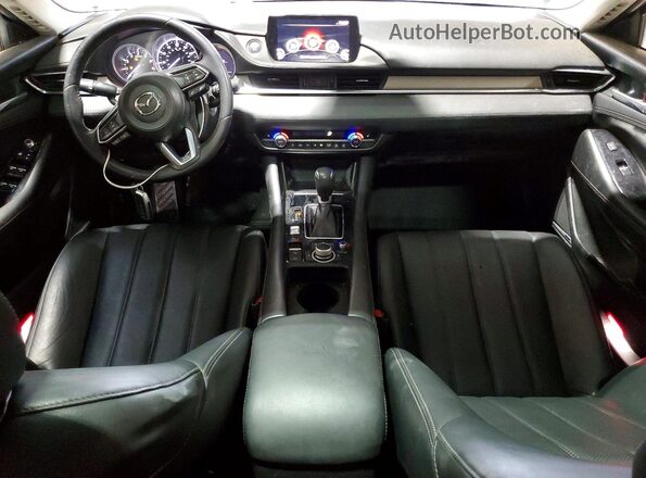 JM1GL1TY3M1601707 2021 MAZDA 6 Черный Вид панели приборов