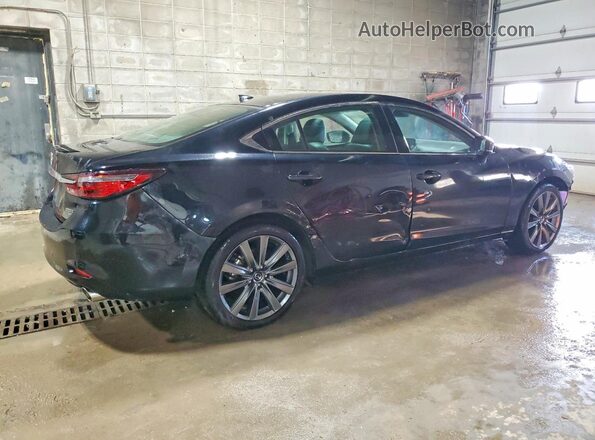 JM1GL1TY3M1601707 2021 MAZDA 6 Черный Задняя правая четверть