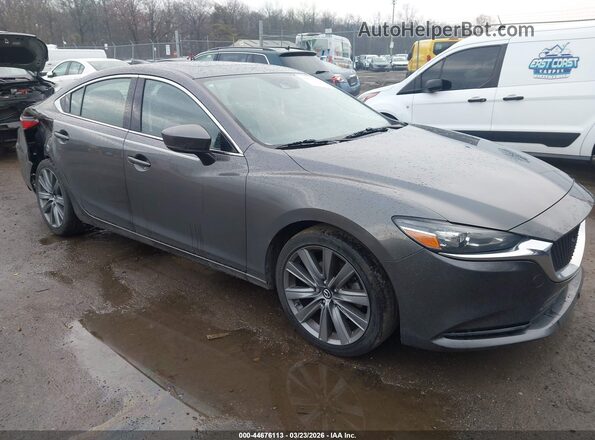 JM1GL1TY4K1507865 2019 MAZDA 6 Серый Передняя правая четверть