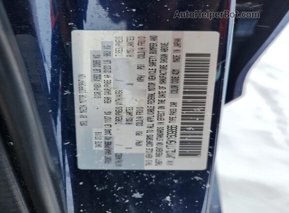 JM1GL1TY5K1509866 2019 MAZDA 6 Blue Vista de la etiqueta del VIN
