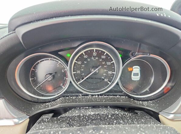 JM1GL1TY5K1509866 2019 MAZDA 6 Blue Vista del cuadro de instrumentos