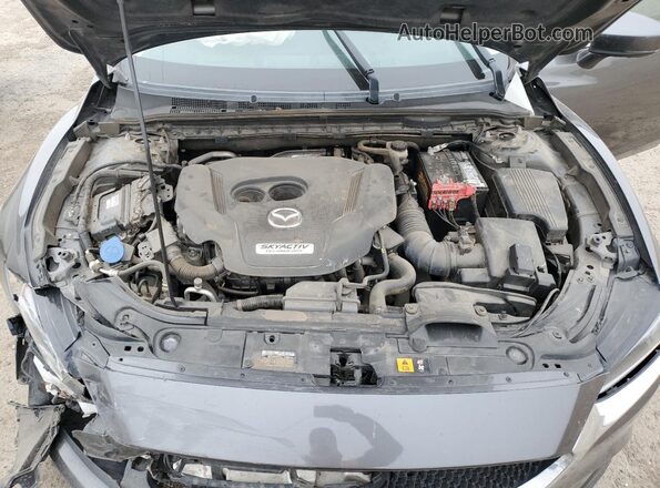 JM1GL1TY6J1321596 2018 MAZDA 6 Черный Вид задней части салона