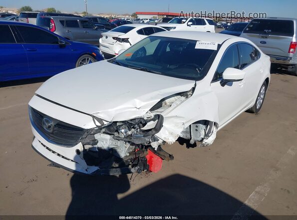 JM1GL1U53H1102349 2017 MAZDA 6 Белый Передняя левая четверть