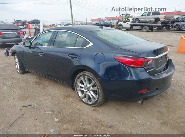 JM1GL1V51H1115356 2017 MAZDA 6 Dark Blue Задняя левая четверть