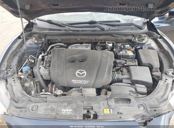 JM1GL1V51H1115356 2017 MAZDA 6 Dark Blue Вид сзади