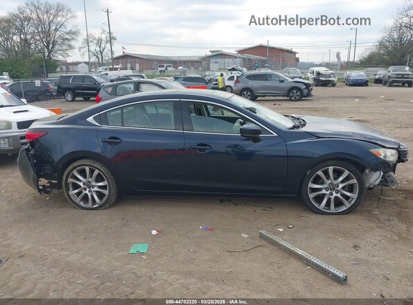 JM1GL1V51H1115356 2017 MAZDA 6 Dark Blue Вид задней части салона