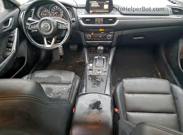 JM1GL1V55H1115800 2017 MAZDA 6 Серый Вид панели приборов
