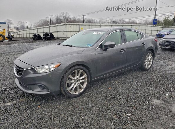 JM1GL1V55H1115800 2017 MAZDA 6 Серый Передняя левая четверть