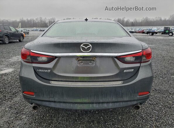 JM1GL1V55H1115800 2017 MAZDA 6 Серый Вид сзади