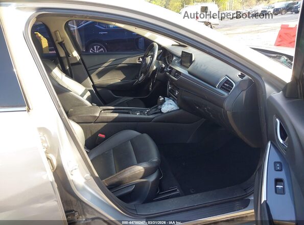 JM1GL1V55H1122519 2017 MAZDA 6 Gray წინა სალონის ხედი