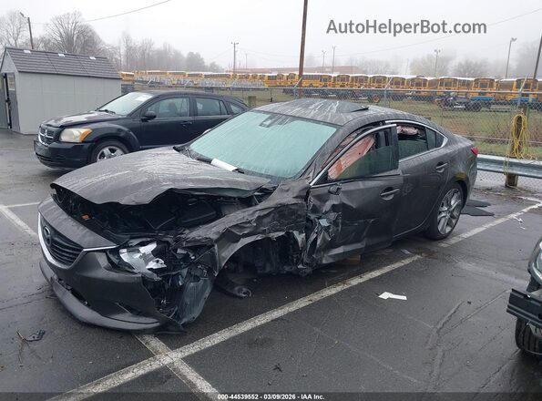 JM1GL1V55H1151566 2017 MAZDA 6 Brown Передня ліва чверть