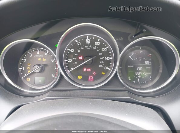 JM1GL1V55H1151566 2017 MAZDA 6 Brown Вид задніх сидінь