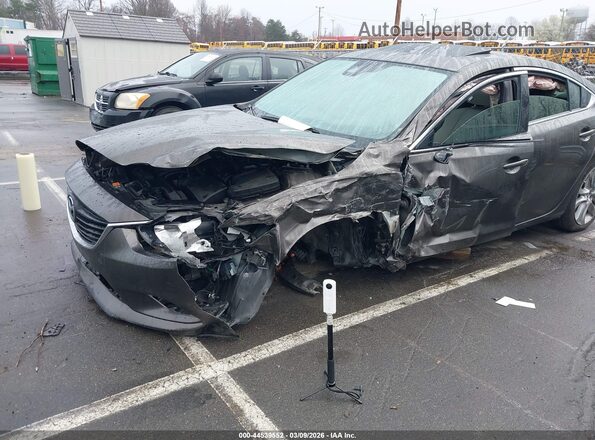 JM1GL1V55H1151566 2017 MAZDA 6 Brown Вид спереду