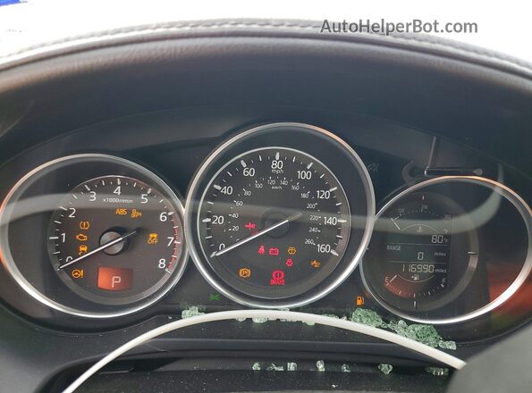 JM1GL1V56H1118253 2017 MAZDA 6 Черный Вид щитка приборов