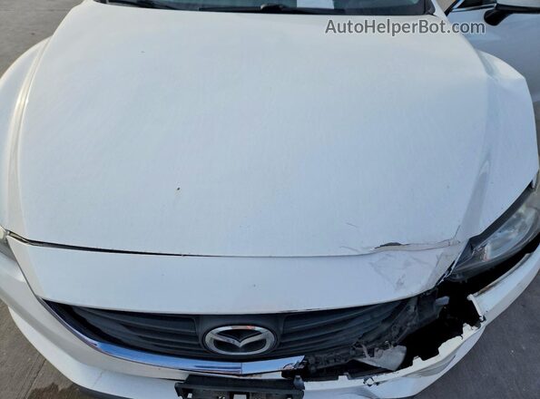 JM1GL1V59H1150341 2017 MAZDA 6 White Вид задньої частини салону
