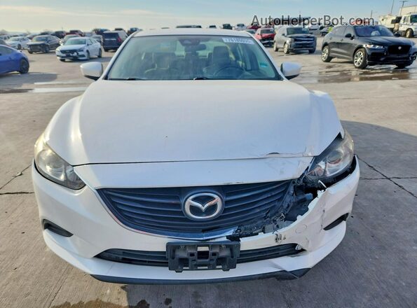 JM1GL1V59H1150341 2017 MAZDA 6 White Вид спереду