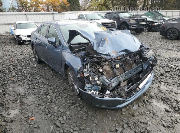 JM1GL1VM0J1313360 2018 MAZDA 6 Серый Передняя правая четверть